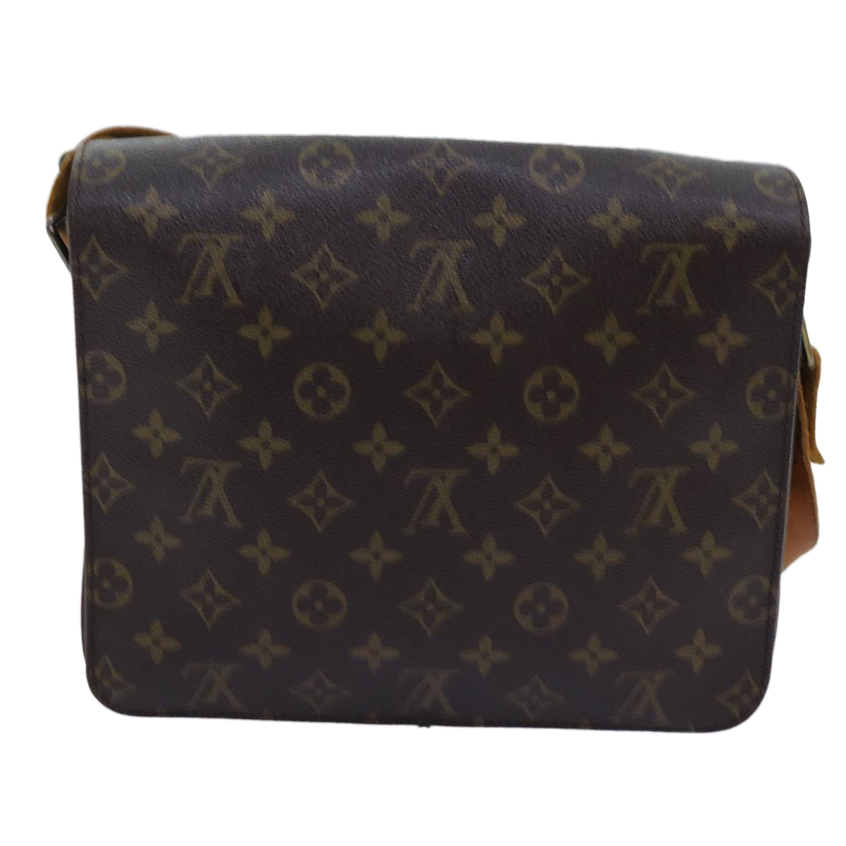 LOUIS VUITTON Monogram Cartouchiere GM Shoulder Bag M51252 LV Auth bs13890