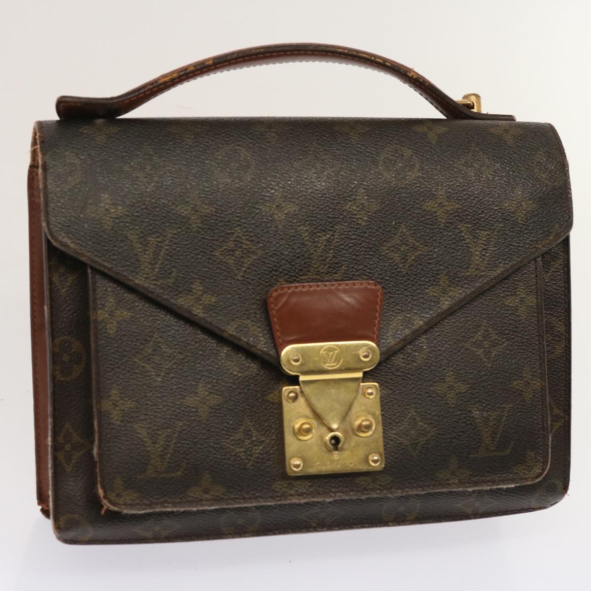 LOUIS VUITTON Monogram Monceau 26 Shoulder Bag 2way M51187 LV Auth bs13892