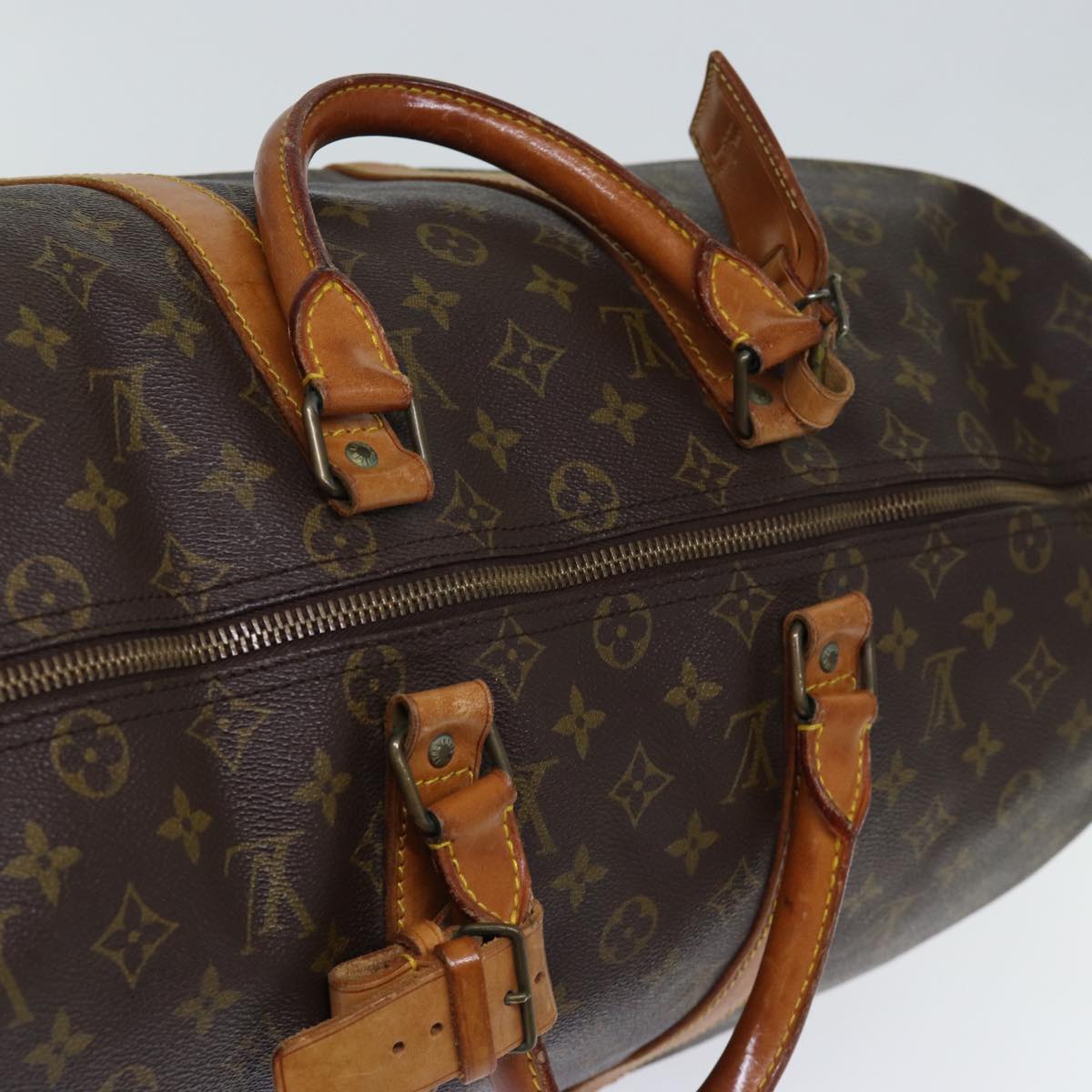 LOUIS VUITTON Monogram Keepall 50 Boston Bag Vintage M41426 LV Auth bs13960