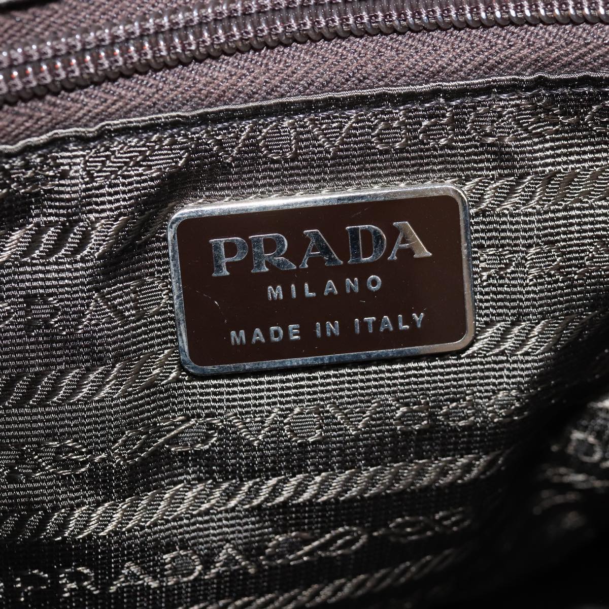 PRADA Backpack Nylon Green Auth bs14087