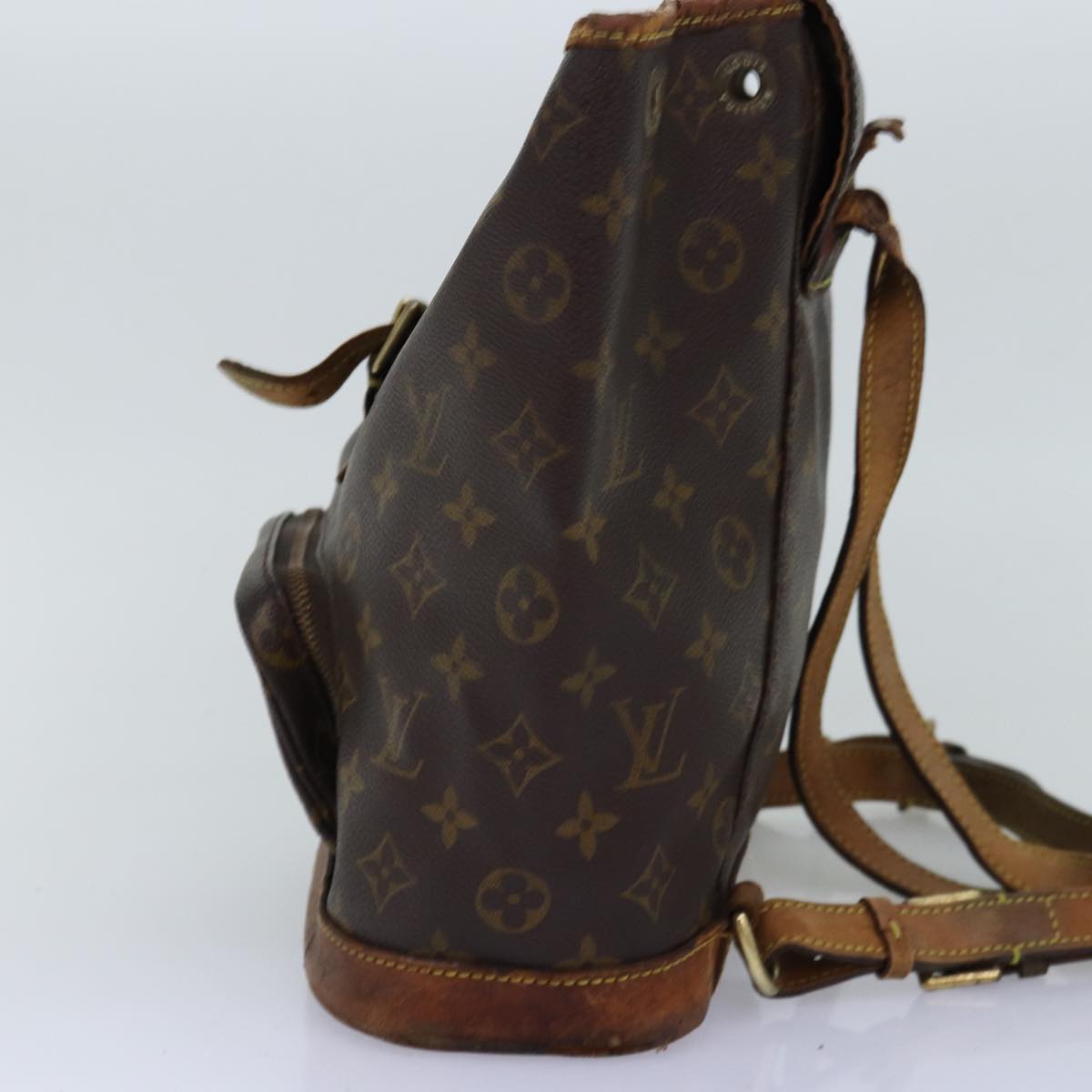 LOUIS VUITTON Monogram Montsouris MM Backpack M51136 LV Auth bs14264