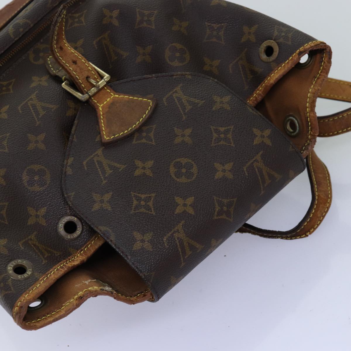 LOUIS VUITTON Monogram Montsouris MM Backpack M51136 LV Auth bs14264