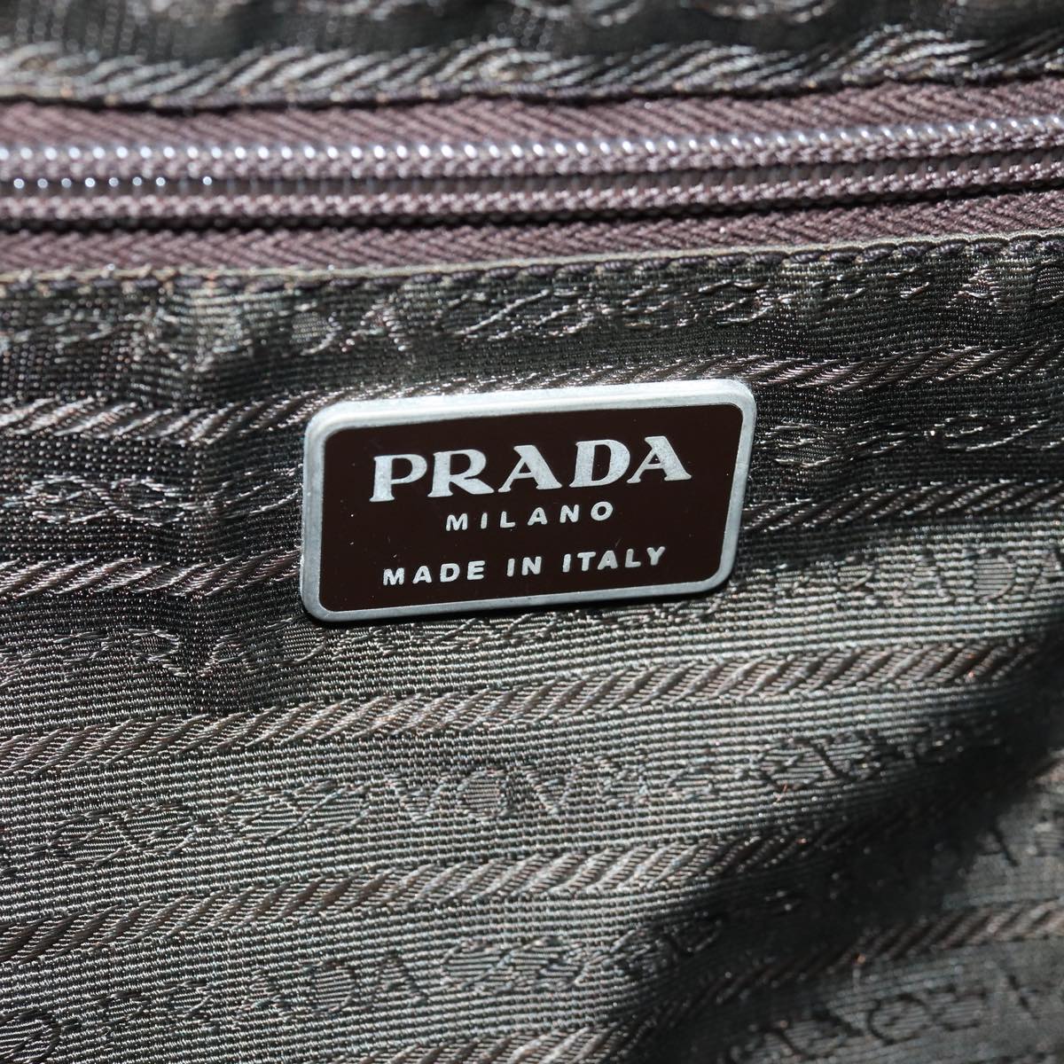 PRADA Backpack Nylon Khaki Auth bs14448