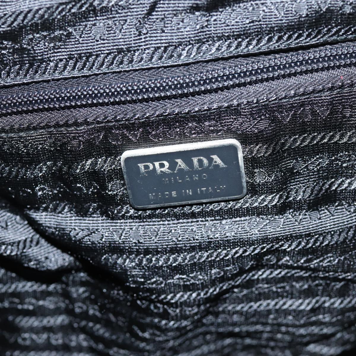 PRADA Backpack Nylon Black Auth bs14466