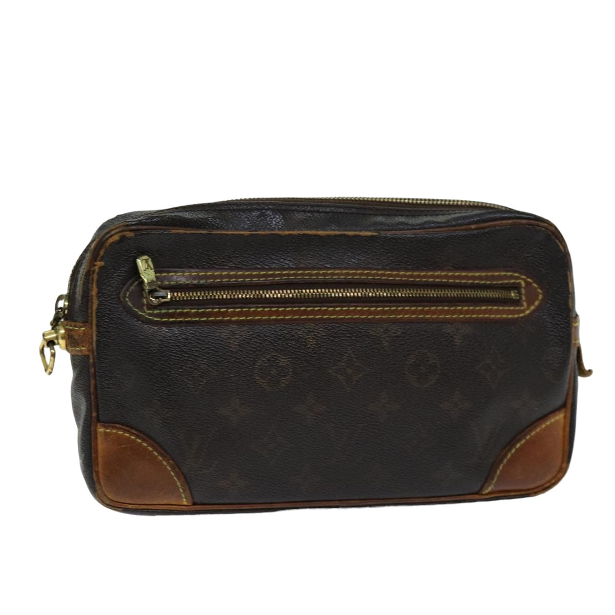 LOUIS VUITTON Monogram Marly Dragonne GM Clutch Bag M51825 LV Auth bs14639