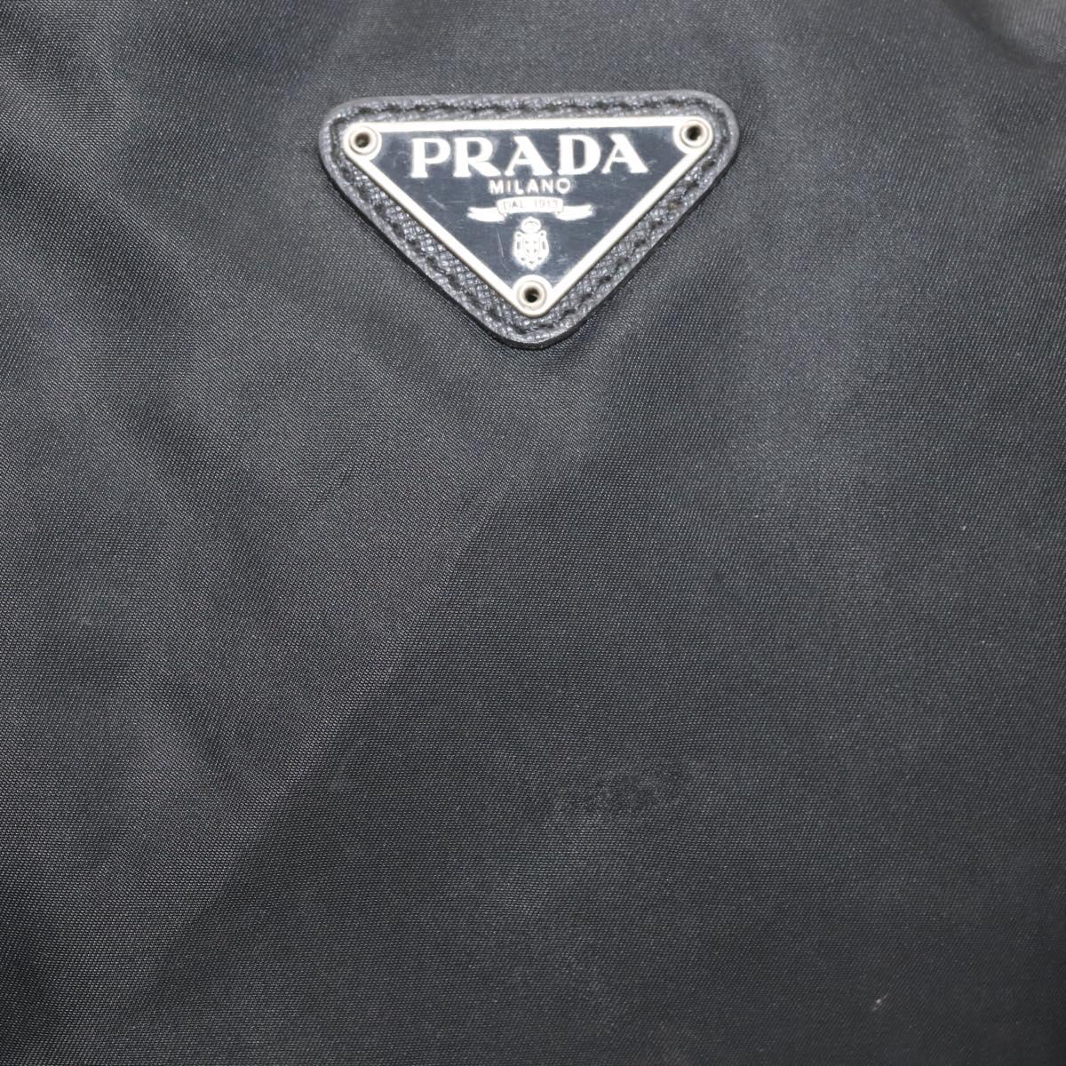 PRADA Boston Bag Nylon 2way Black Auth bs15045