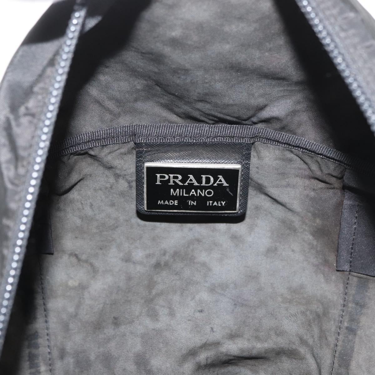 PRADA Boston Bag Nylon 2way Black Auth bs15045