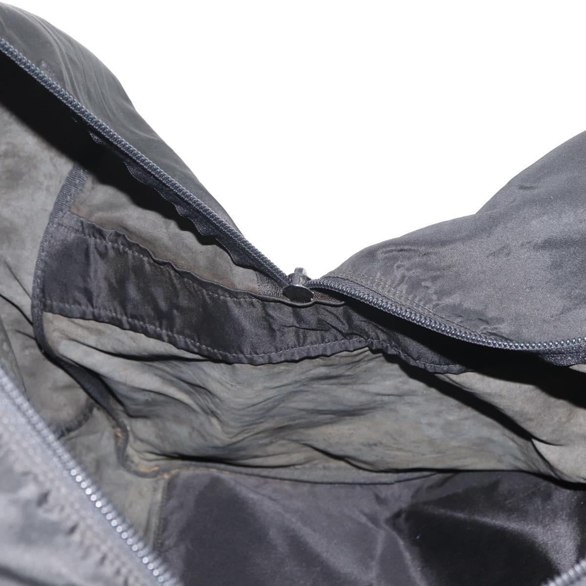 PRADA Boston Bag Nylon 2way Black Auth bs15045