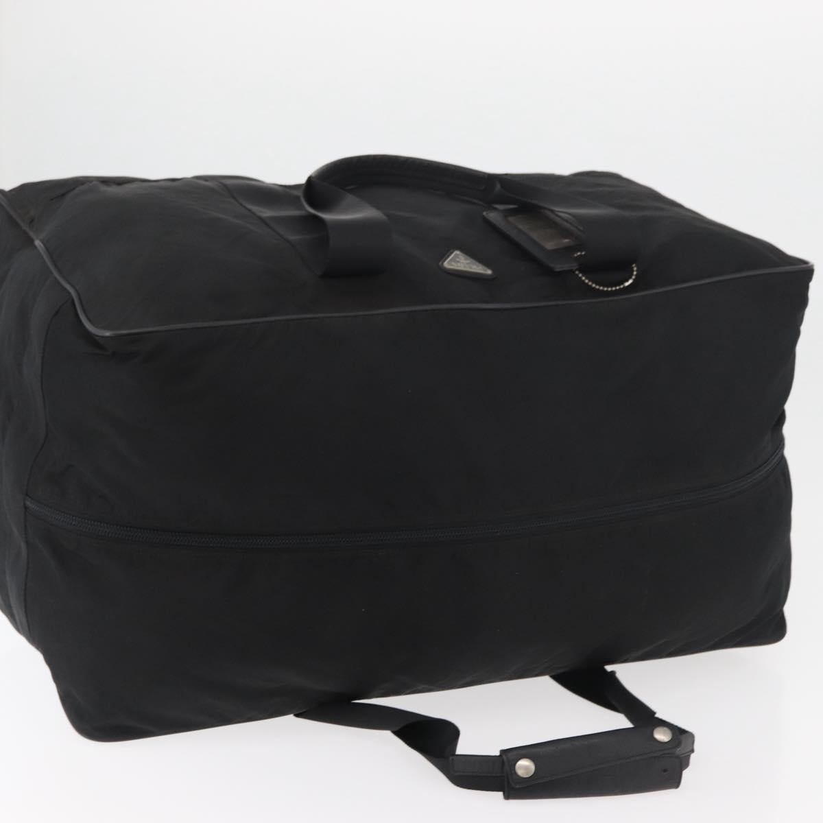 PRADA Boston Bag Nylon 2way Black Auth bs15045