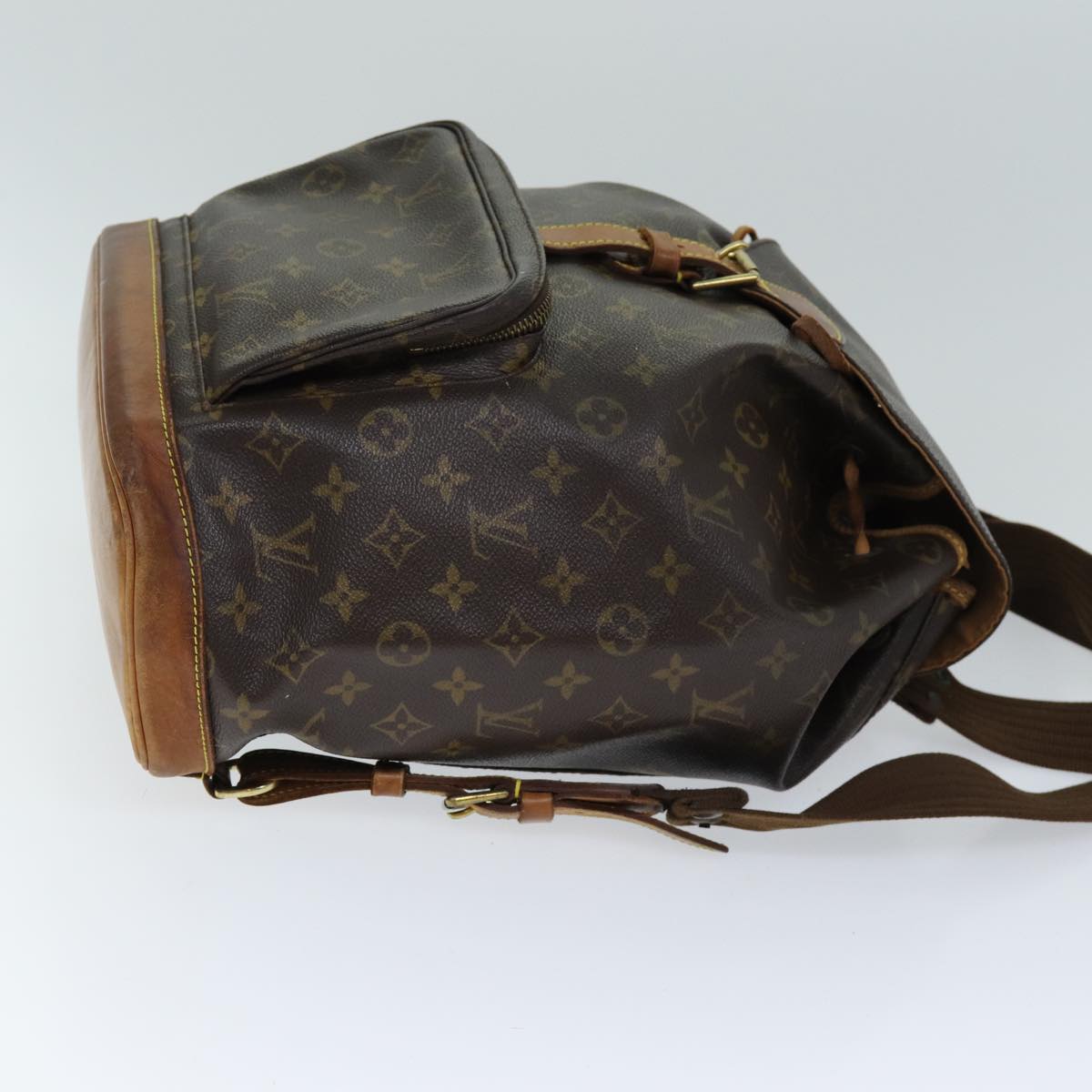 LOUIS VUITTON Monogram Montsouris GM Backpack M51135 LV Auth bs15071