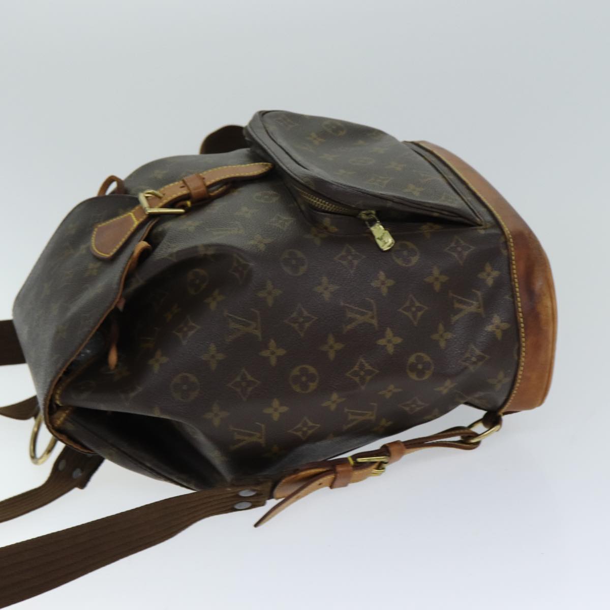 LOUIS VUITTON Monogram Montsouris GM Backpack M51135 LV Auth bs15071