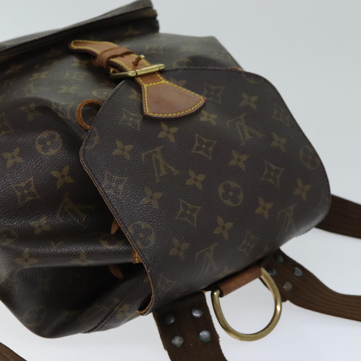 LOUIS VUITTON Monogram Montsouris GM Backpack M51135 LV Auth bs15071