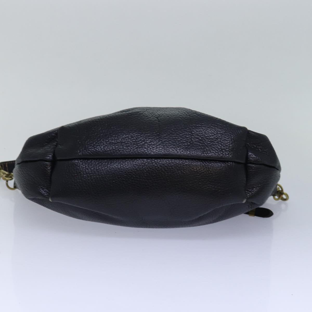 GIVENCHY Hand Bag Leather 2way Black Auth bs15483