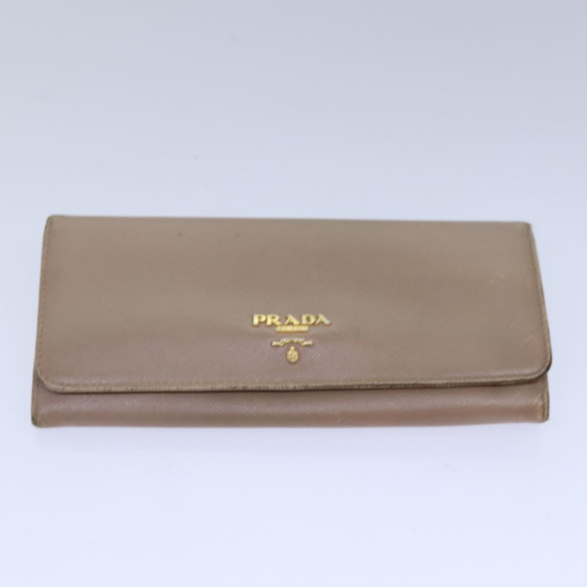 PRADA Key Case Wallet Safiano leather 6Set Brown Black beige Auth bs15532