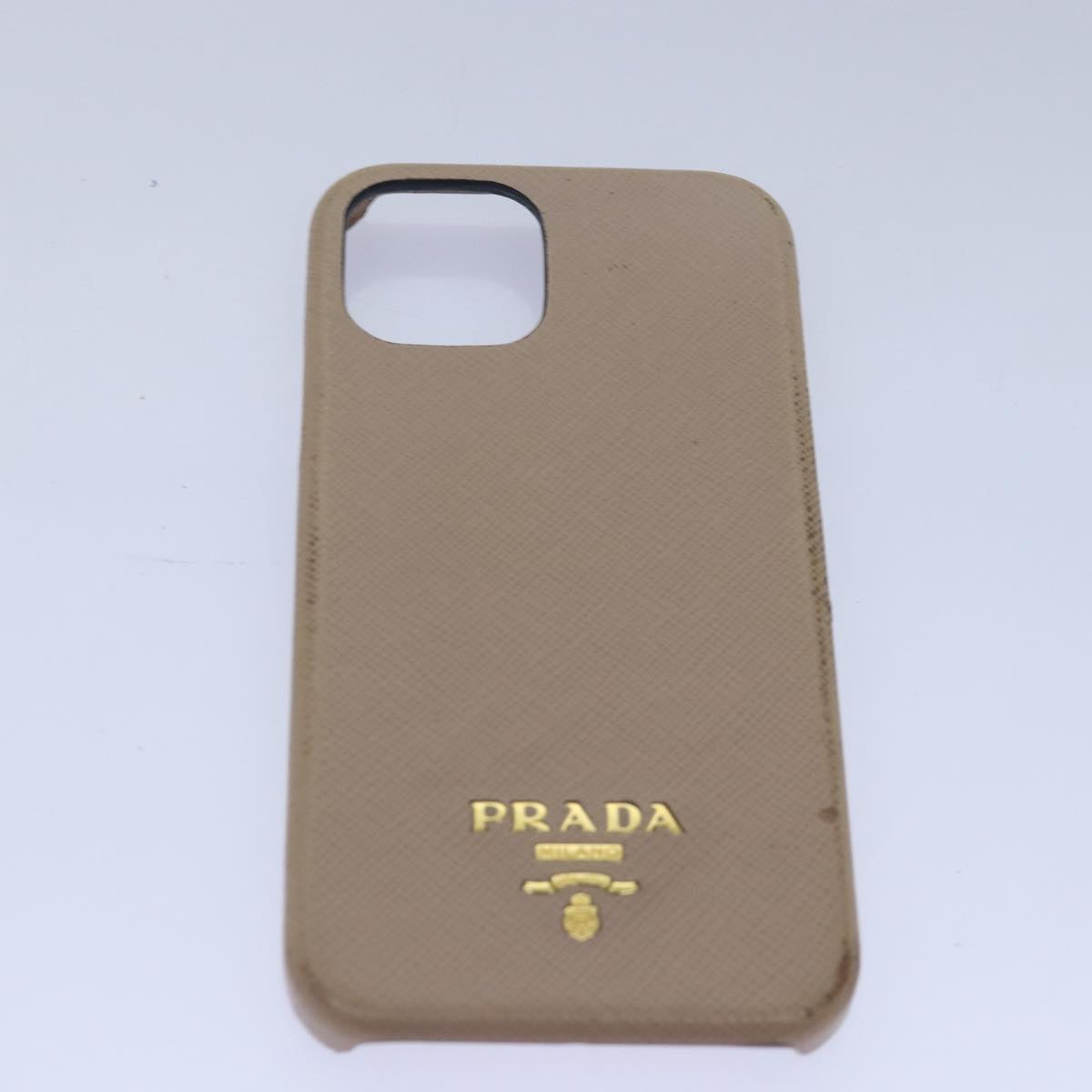 PRADA Key Case Wallet Safiano leather 6Set Brown Black beige Auth bs15532