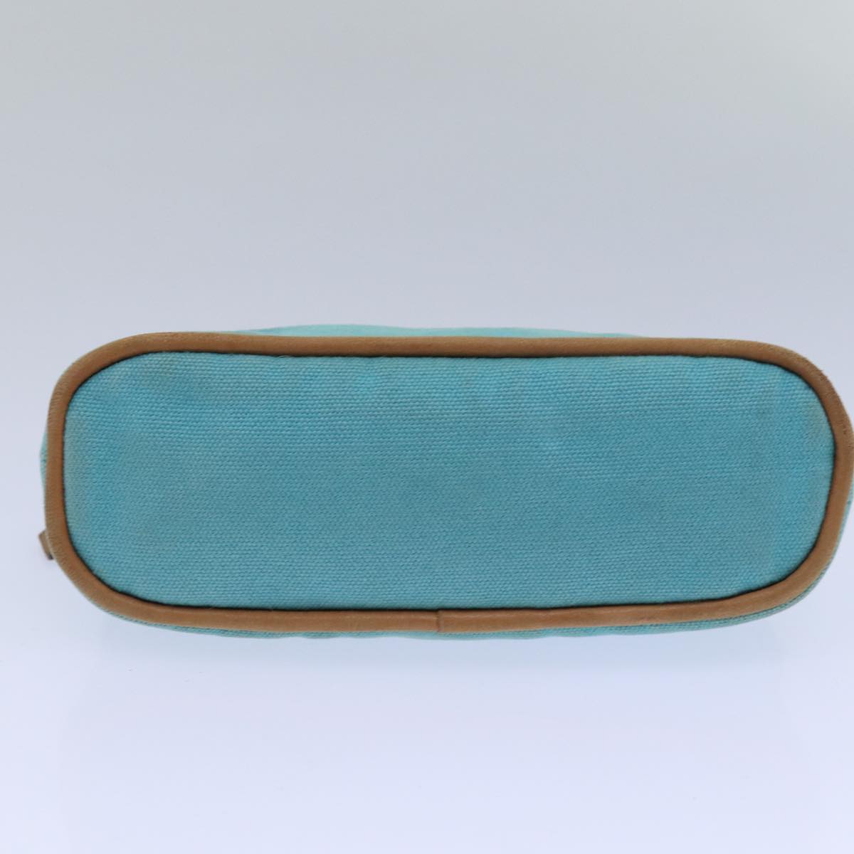 HERMES Bolide Pouch Pouch Canvas Blue Auth bs15643