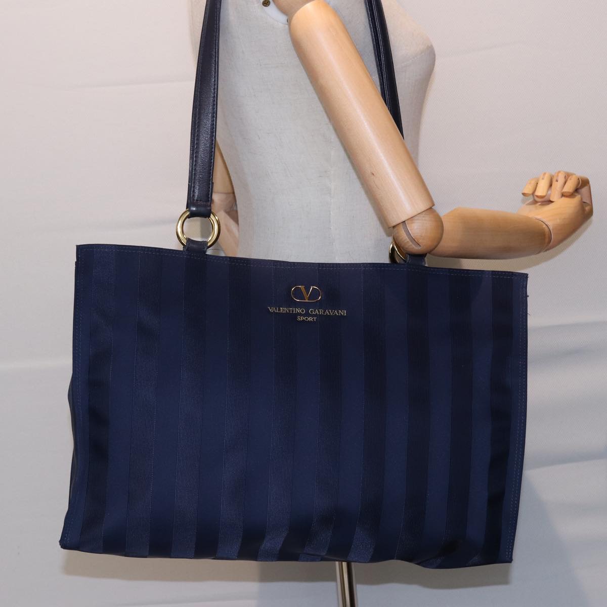 VALENTINO Tote Bag Nylon Navy Auth bs15710