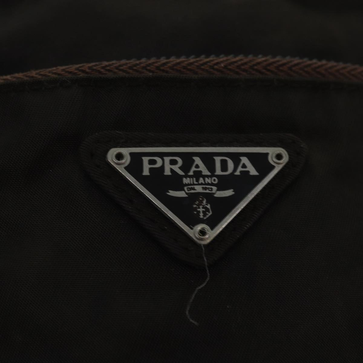 PRADA Backpack Nylon Brown Auth bs15832