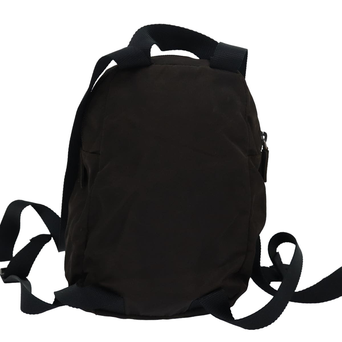 PRADA Backpack Nylon Brown Auth bs15832