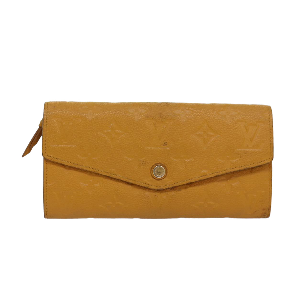 LOUIS VUITTON Empreinte Portefeuille Curieuse Wallet M60409 Auth bs16087