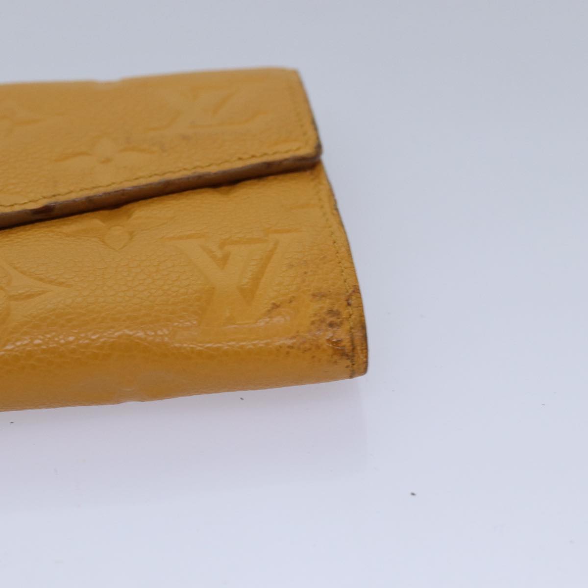 LOUIS VUITTON Empreinte Portefeuille Curieuse Wallet M60409 Auth bs16087