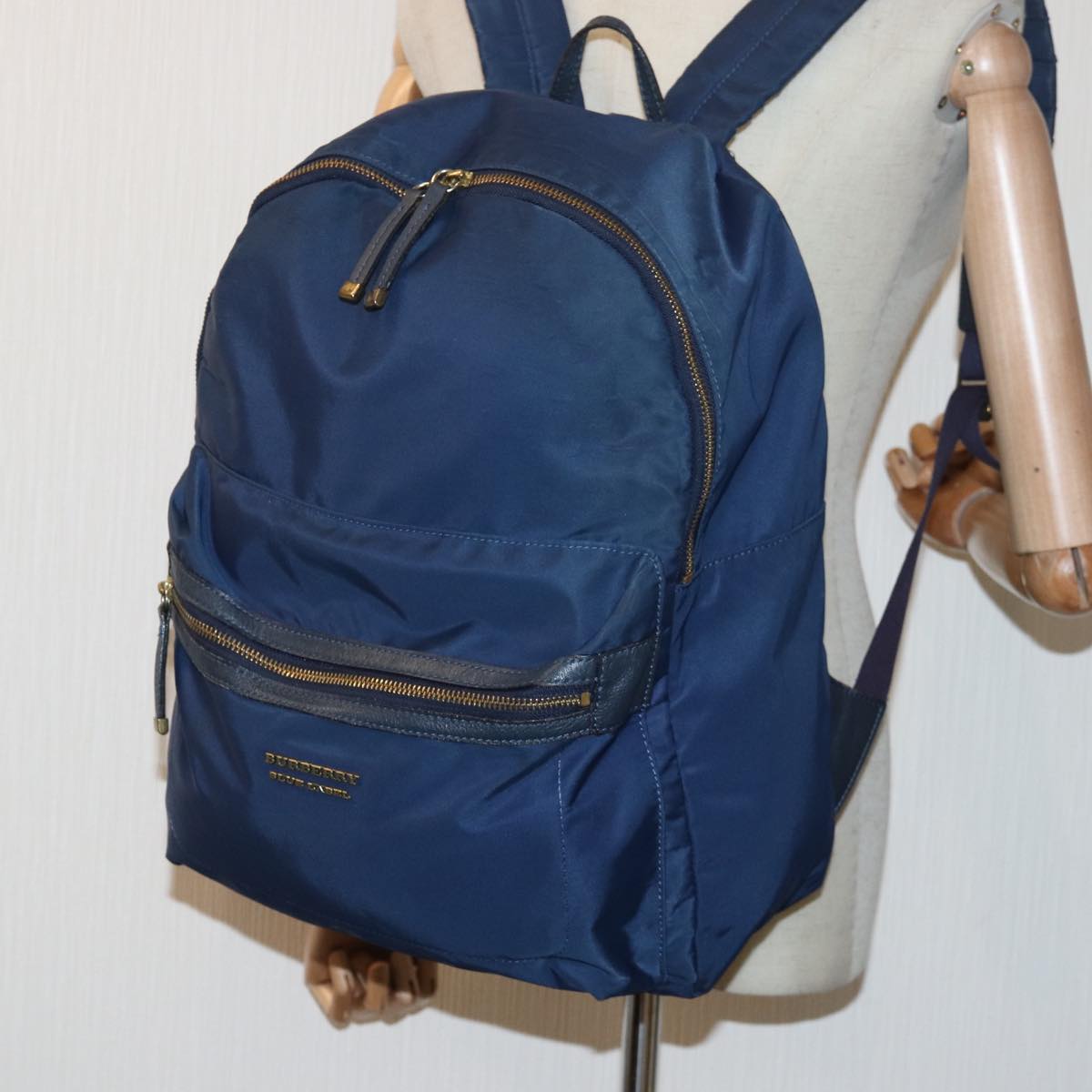 BURBERRY Blue Label Backpack Nylon Navy Auth bs16122