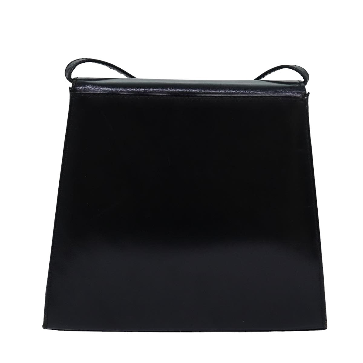 BALLY Shoulder Bag Leather Black Auth bs16130