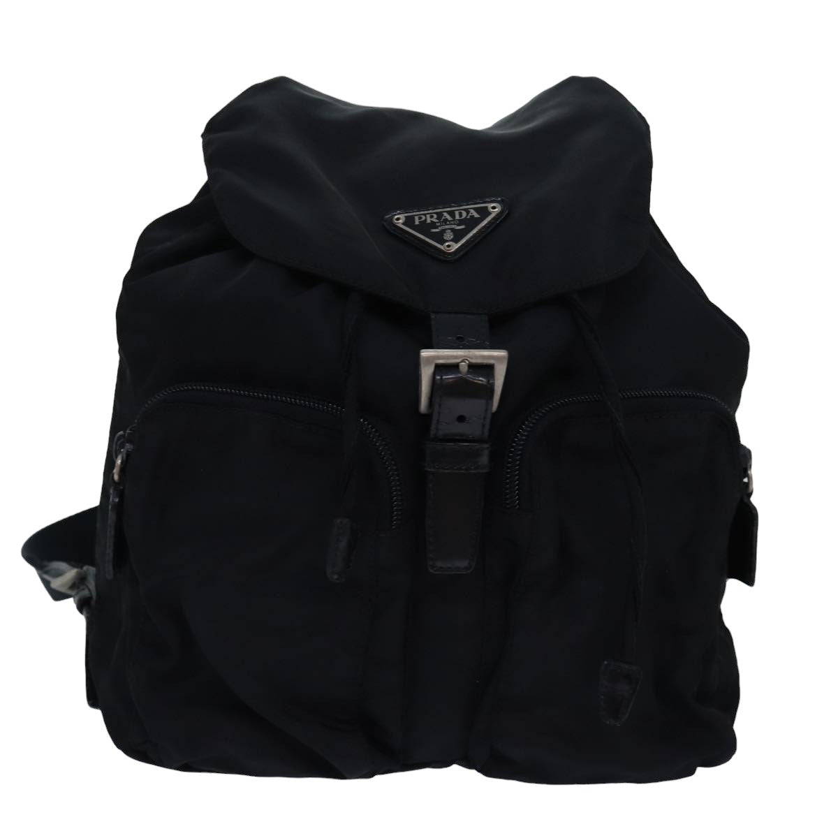 PRADA Backpack Nylon Black Auth bs16167