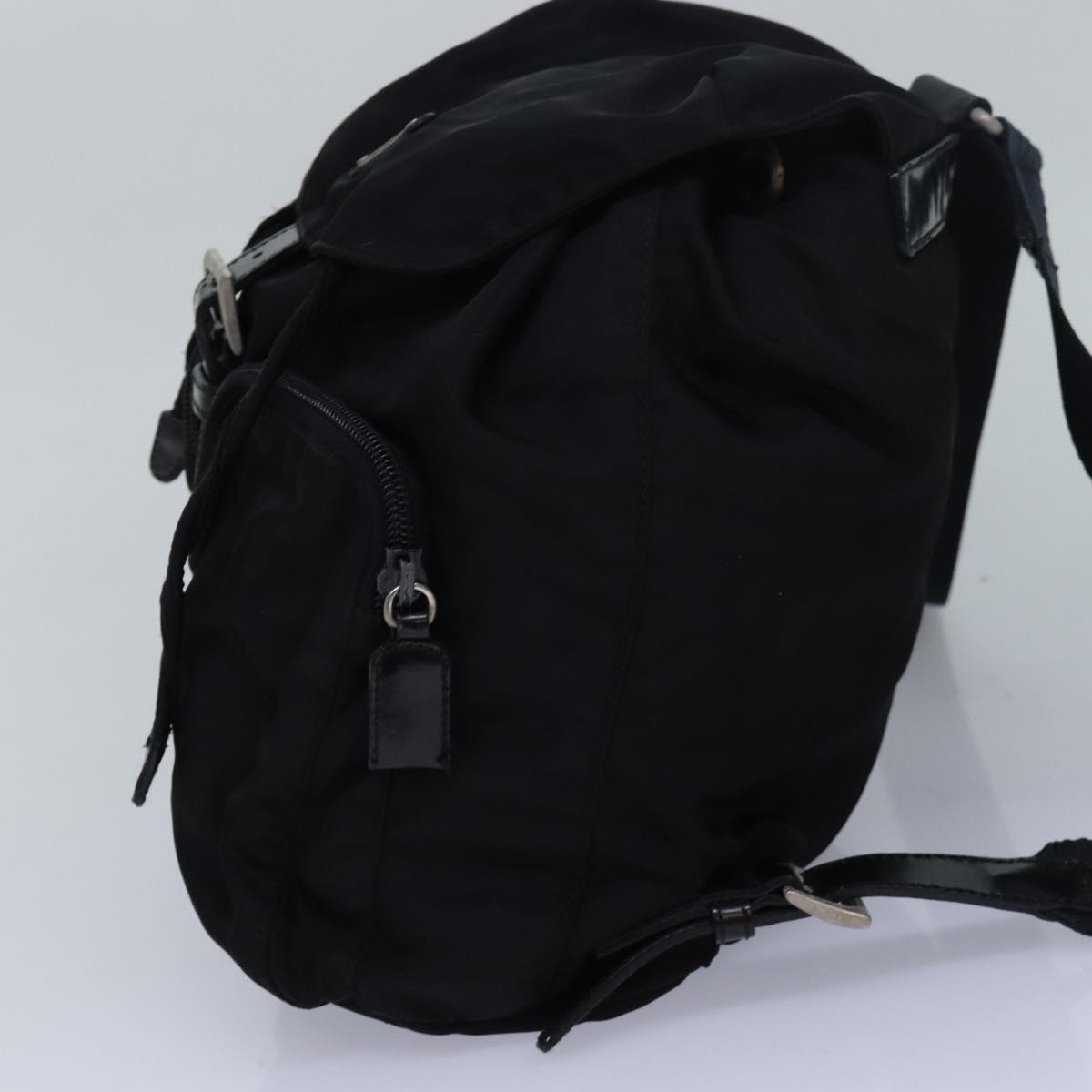 PRADA Backpack Nylon Black Auth bs16167