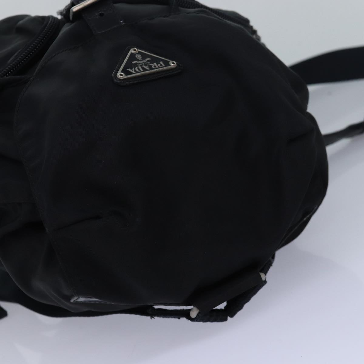 PRADA Backpack Nylon Black Auth bs16167