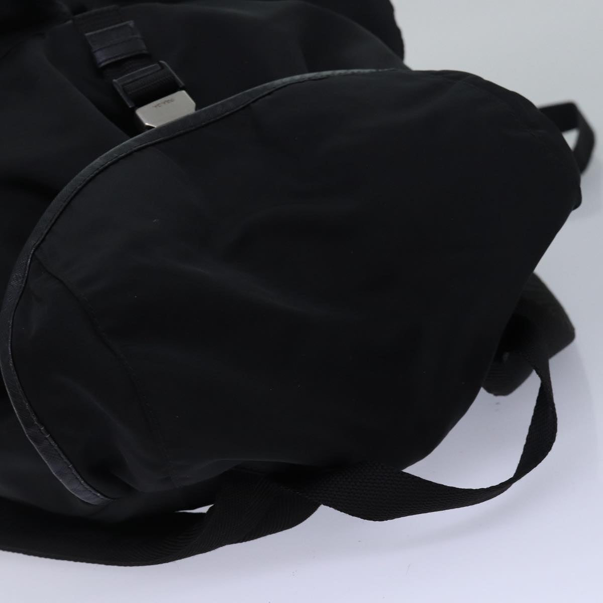 PRADA Backpack Nylon Black Auth bs16173