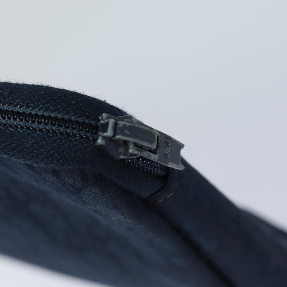 Christian Dior Trotter Canvas Pouch Navy Auth bs16192