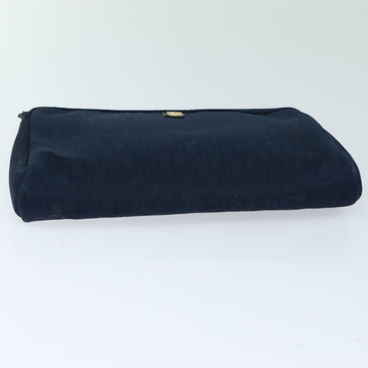 Christian Dior Trotter Canvas Pouch Navy Auth bs16192