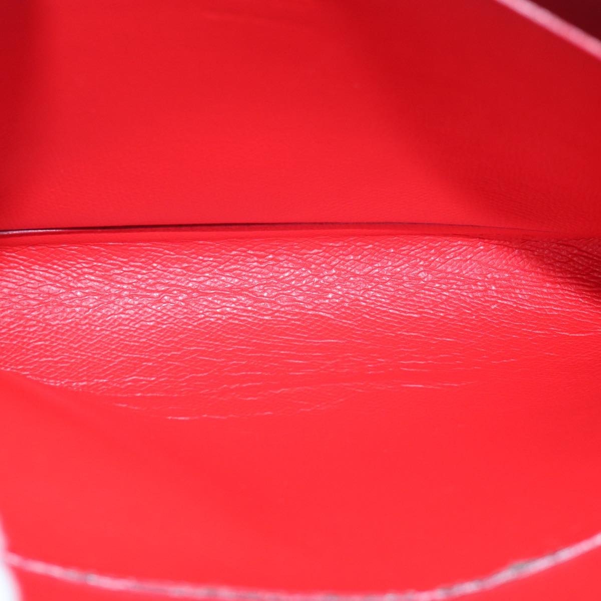 Christian Louboutin Clutch Bag Enamel White Auth bs16225