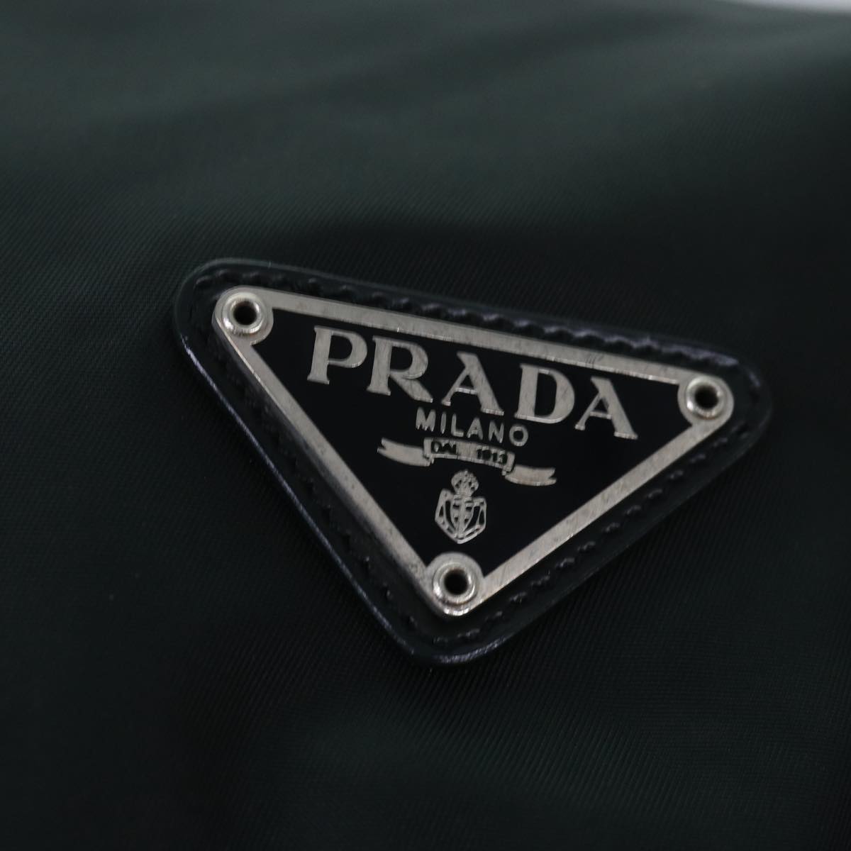 PRADA Backpack Nylon Khaki Auth bs16280