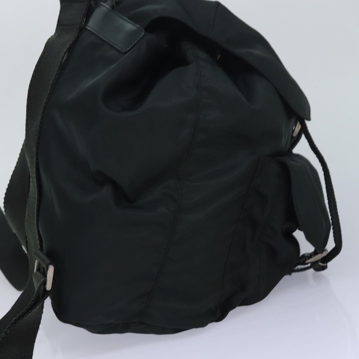 PRADA Backpack Nylon Khaki Auth bs16280