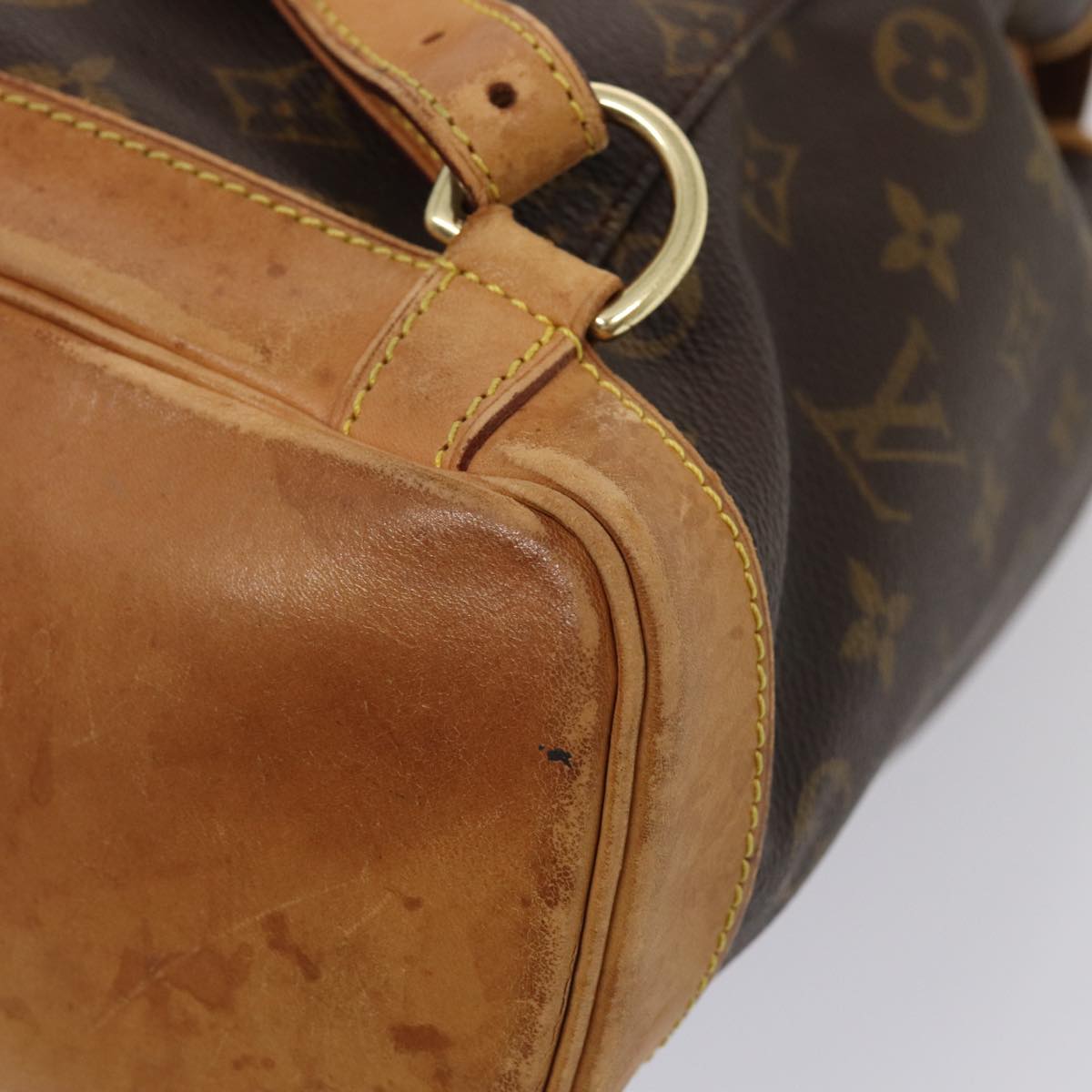 LOUIS VUITTON Monogram Montsouris MM Backpack M51136 LV Auth bs16321