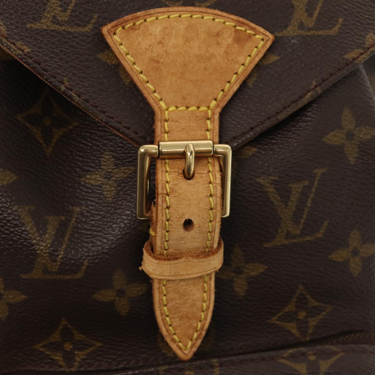 LOUIS VUITTON Monogram Montsouris MM Backpack M51136 LV Auth bs16321