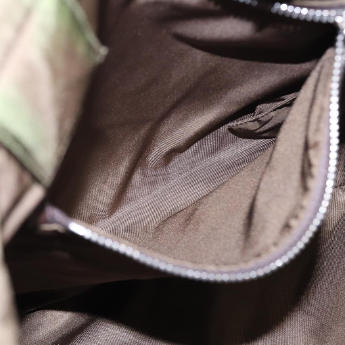 PRADA Tote Bag Nylon Khaki Auth bs16354