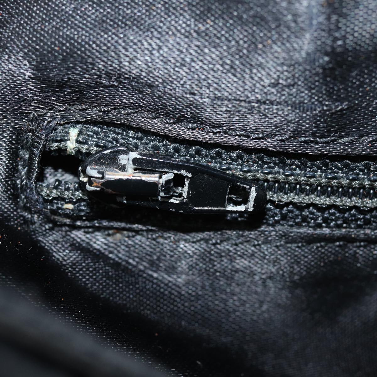 CHANEL Hand Bag Calf Skin Black CC Auth bs16380