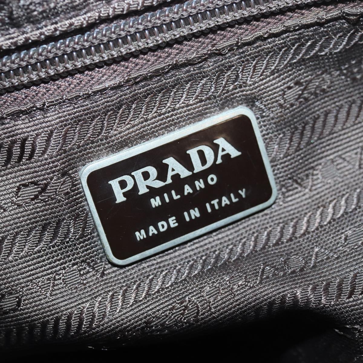 PRADA Backpack Nylon Khaki Auth bs16382