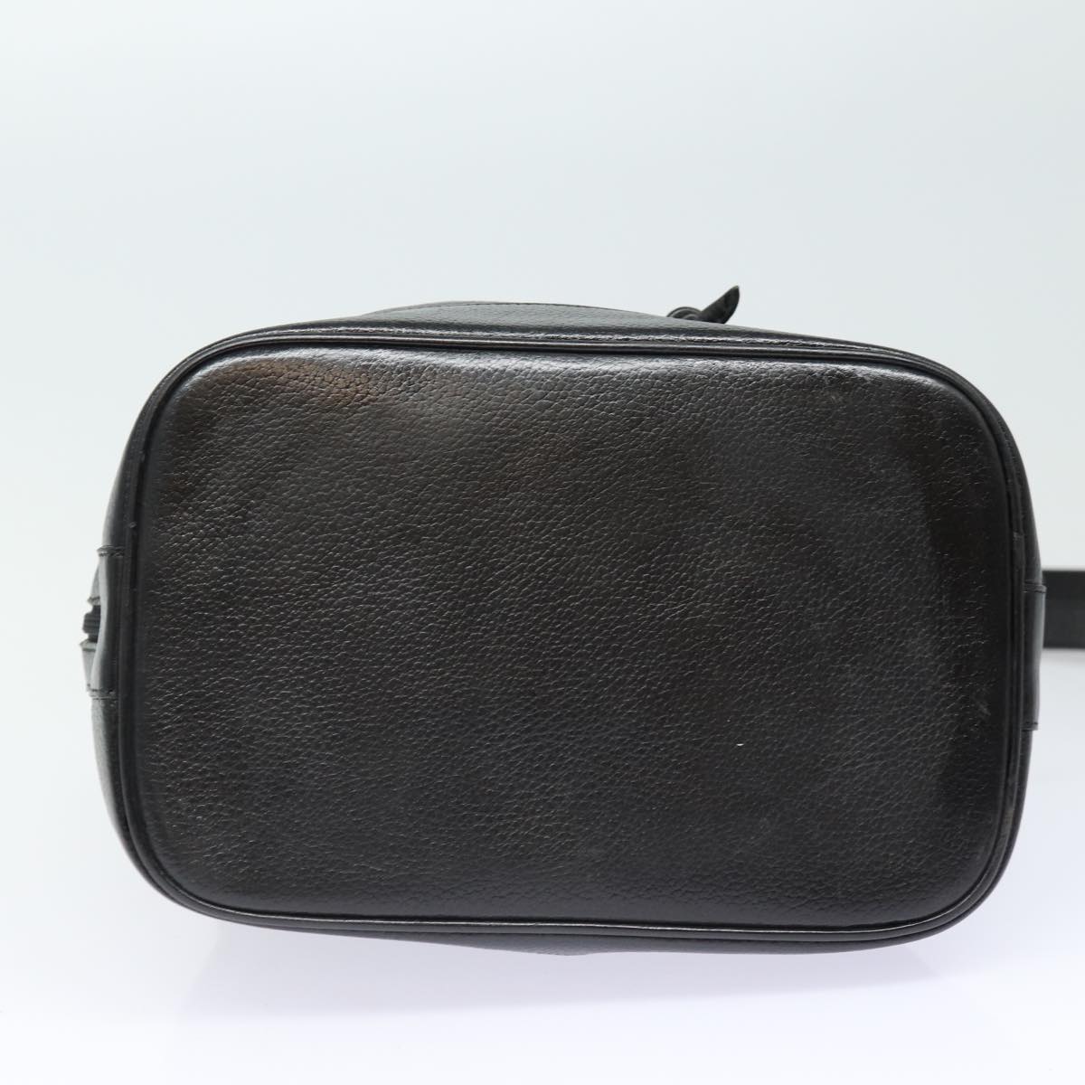 Burberrys Shoulder Bag Leather Black Auth bs16400