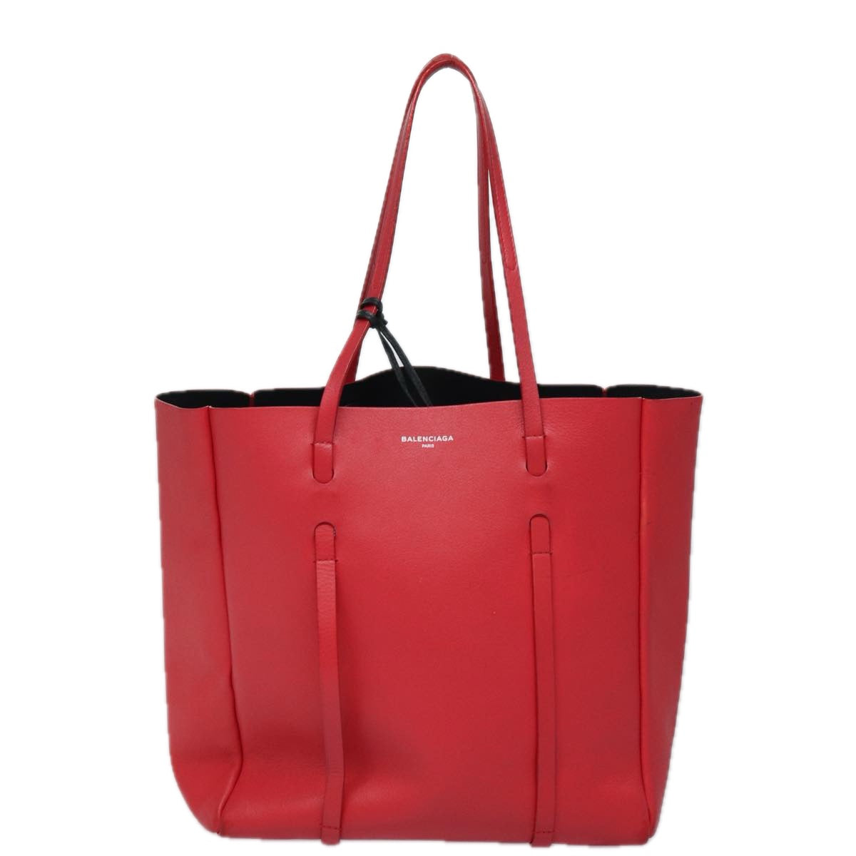 BALENCIAGA Everyday Tote S Tote Bag Leather Red Auth bs16489