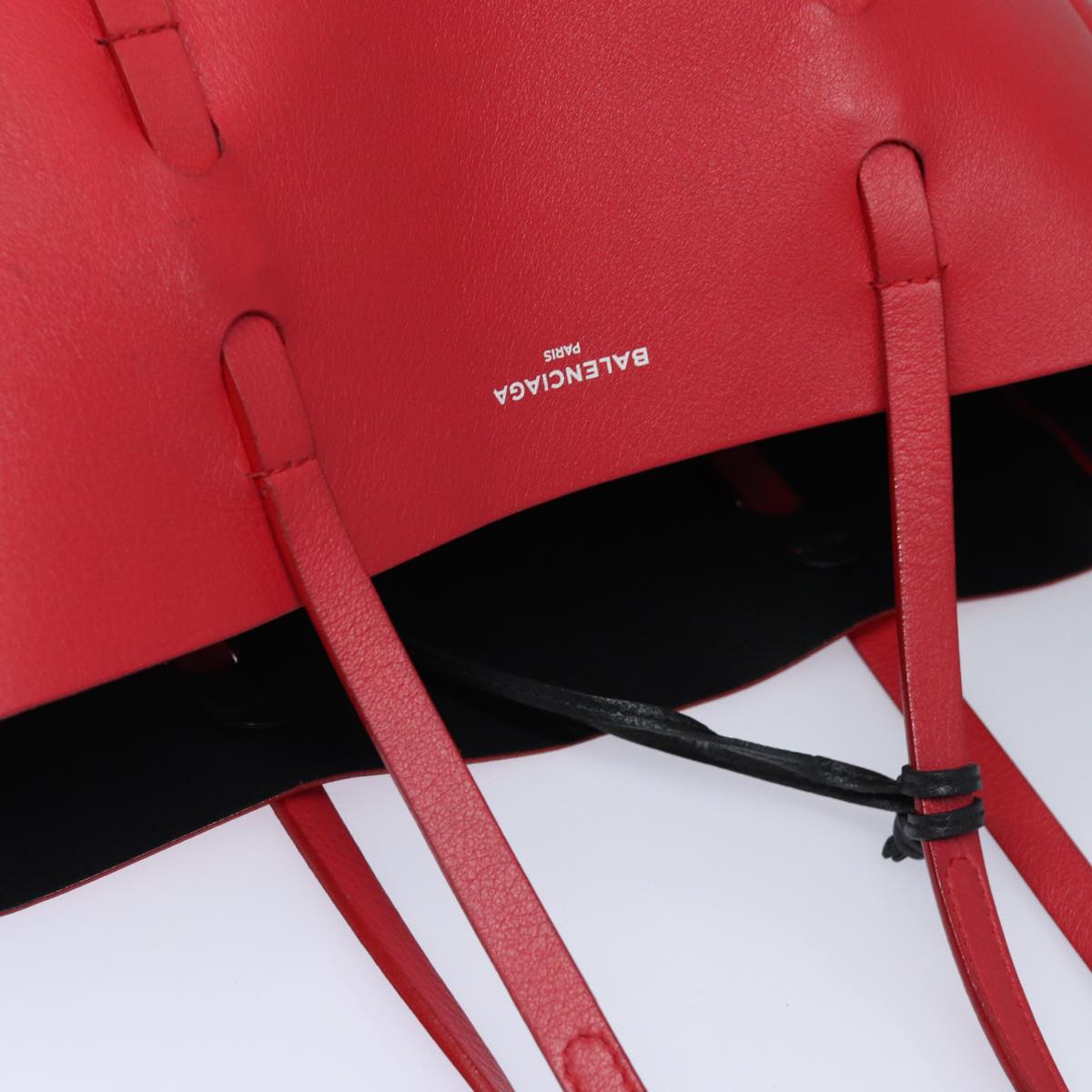 BALENCIAGA Everyday Tote S Tote Bag Leather Red Auth bs16489