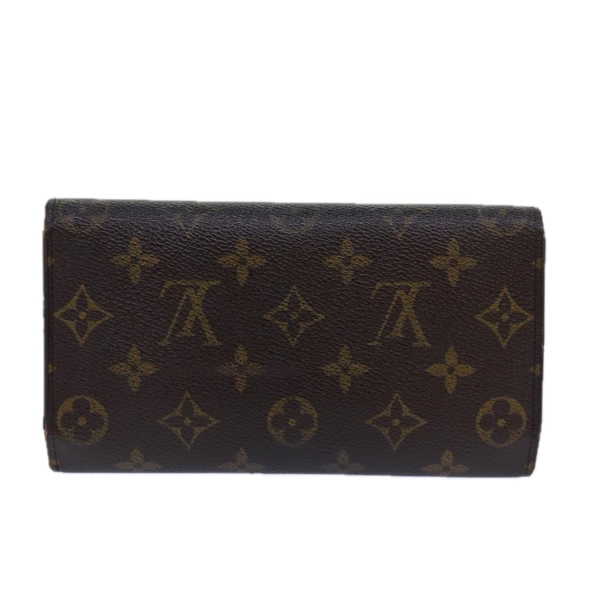 LOUIS VUITTON Monogram Porte Tresol International Wallet M61215 LV Auth bs16754