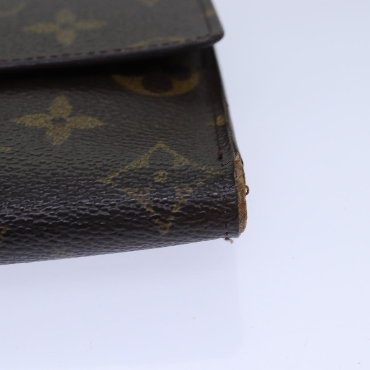 LOUIS VUITTON Monogram Porte Tresol International Wallet M61215 LV Auth bs16754