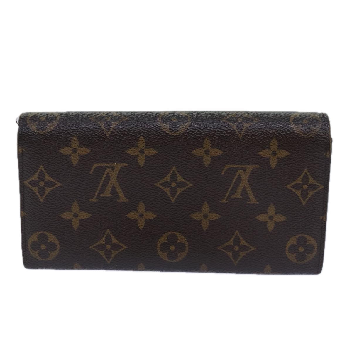 LOUIS VUITTON Monogram Portefeuille Sarah Long Wallet M60531 LV Auth bs16755