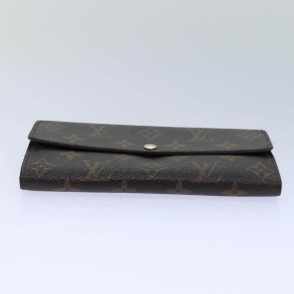 LOUIS VUITTON Monogram Portefeuille Sarah Long Wallet M60531 LV Auth bs16755