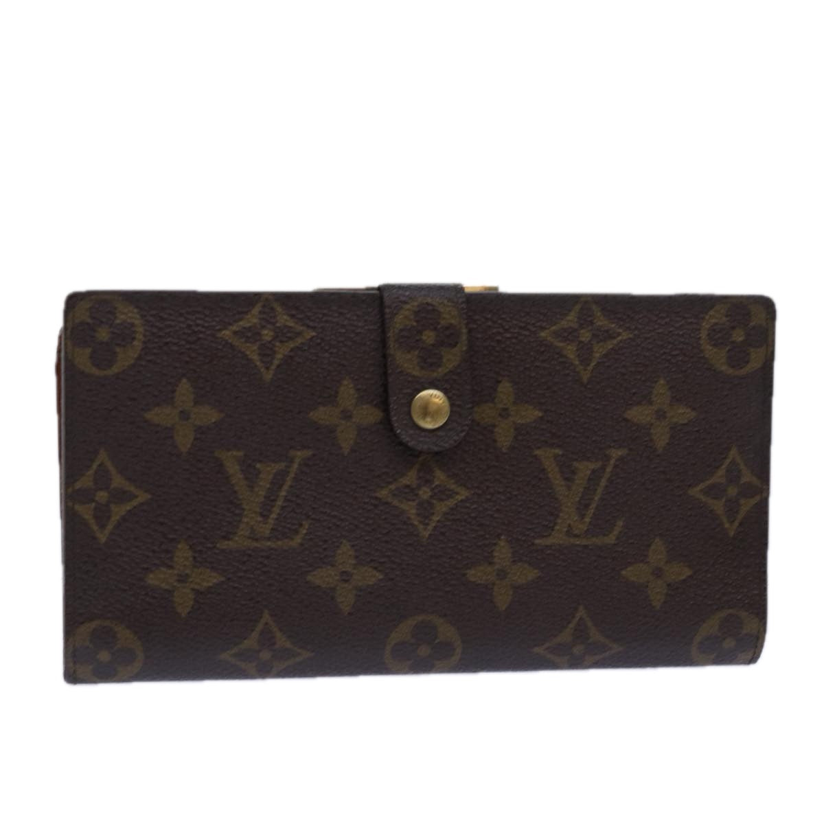 LOUIS VUITTON Monogram Continental Clutch Wallet T61217 LV Auth bs16758