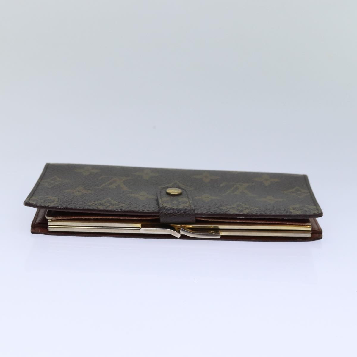 LOUIS VUITTON Monogram Continental Clutch Wallet T61217 LV Auth bs16758